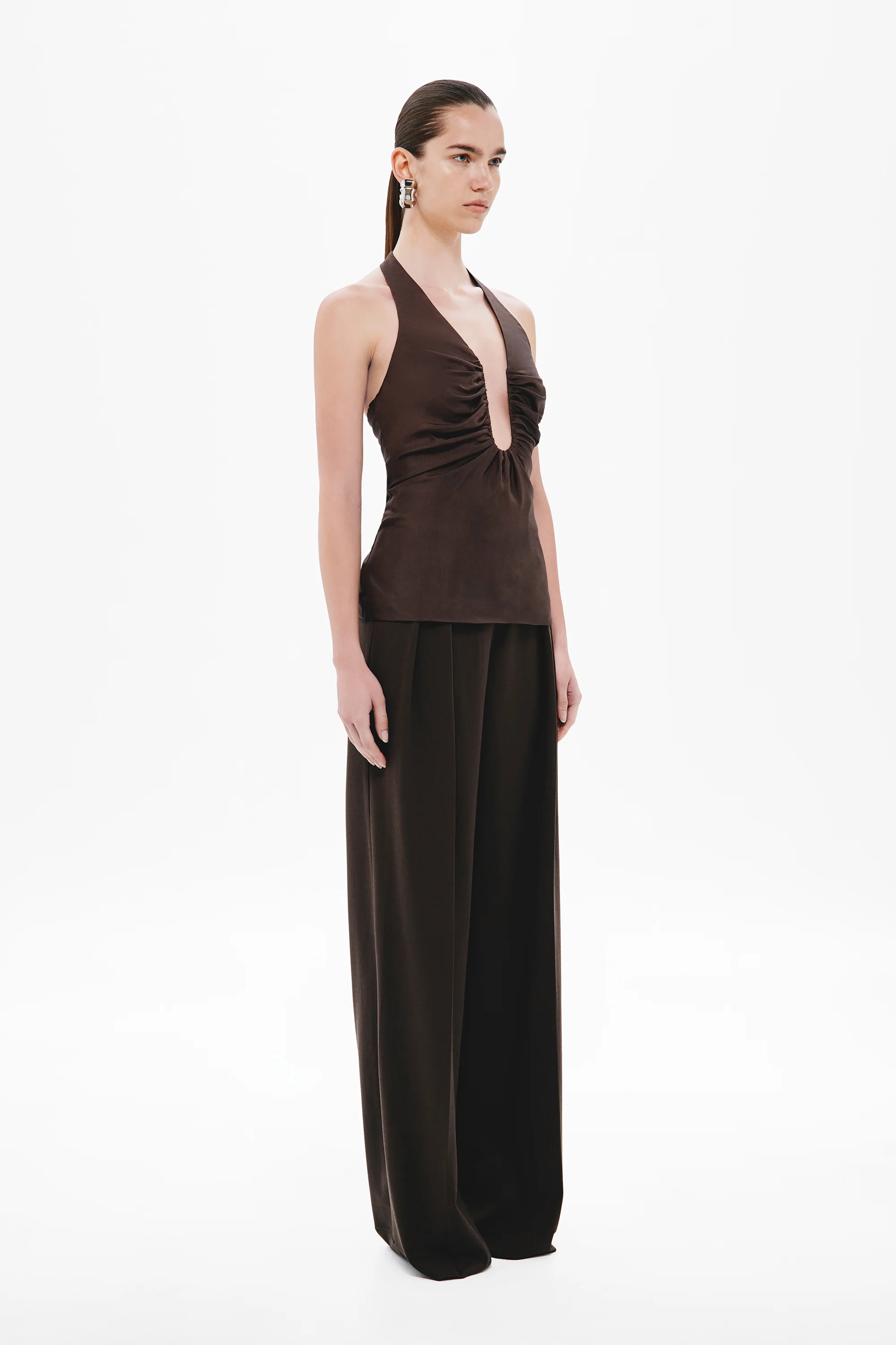 THE ALUSIA SILK TOP - MISHA